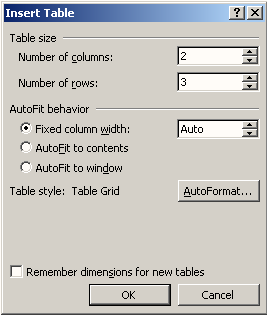 how to insert text above a table in word