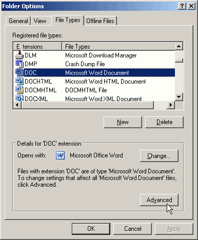 windows find file type